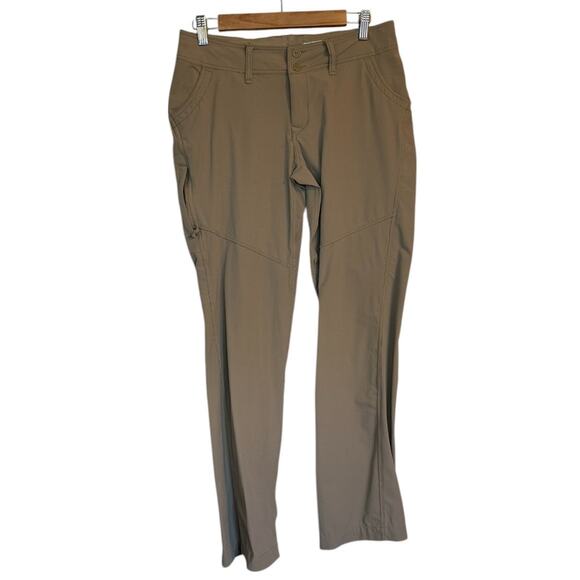 Marmot Pants‎ Women 8 Khaki Tan Gorpcore Hiking Trail Outdoor Camping Nylon - Picture 1 of 8